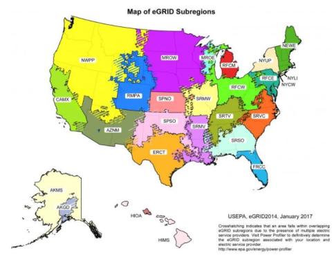eGrid map post 2006