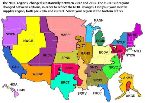 e-Grid MAP pre 2007