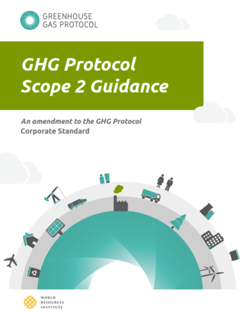 Greenhouse Gas Protocol Scope report cover.
